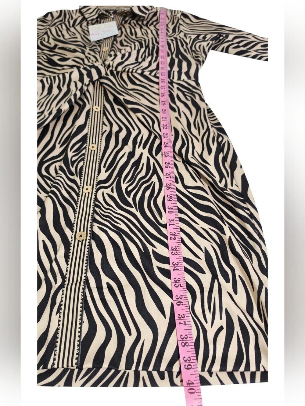 NEW Gretchen Scott Twist & Shout Dress XXL Goddess Zebra Animal Print Plus Size - Picture 9 of 16